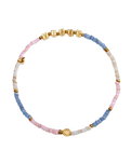 Happy Little Moments Good Vibes Anklet in Gold