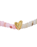 Happy Little Moments Good Vibes Anklet in Gold