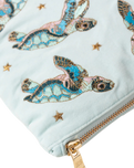 Baby Turtle Conservation Everyday Pouch in Ink Blue