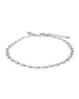 Sparkle Chain Anklet in Silver
