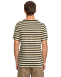 The Volcom Mens Level Stone Crew T-Shirt in Wren