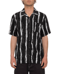 The Volcom Mens Hockey Dad Shirt in Stealth