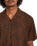 Utopias Print Shirt in Brown Horn