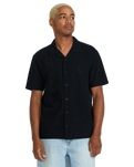The Volcom Mens Seth Conboy Shirt in Black