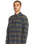 Caden Plaid Shirt in Navy