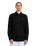The Volcom Mens Caden Solid Shirt in Antique Black