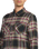 Netastone Flannel Shirt in Antique Black