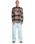 Netastone Flannel Shirt in Antique Black