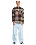 Netastone Flannel Shirt in Antique Black