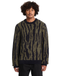 The Volcom Mens Wazermoon Jumper in Black