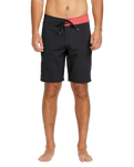 The Volcom Mens Jack Robinson Mod-Tech Boardshorts in Black