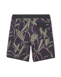 Encounter Scallop Mod Boardshorts in Black