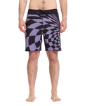 Spiral Stone Mod Boardshorts in Violet