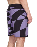 Spiral Stone Mod Boardshorts in Violet