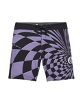 Spiral Stone Mod Boardshorts in Violet