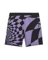 Spiral Stone Mod Boardshorts in Violet