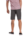 The Volcom Mens Frickin Modern Stretch Walkshorts in Charcoal Heather
