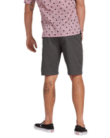 The Volcom Mens Frickin Modern Stretch Walkshorts in Charcoal Heather