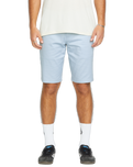 The Volcom Mens Frickin Modern Stretch Walkshorts in Carolina Blue