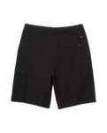 The Volcom Mens Strange Tripper Walkshorts in Black