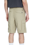 The Volcom Mens Strange Tripper Walkshorts in Khaki