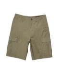 The Volcom Mens Strange Tripper Walkshorts in Wintermoss