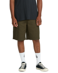 The Volcom Mens Billow Walkshorts in Wren