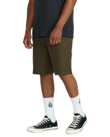 The Volcom Mens Billow Walkshorts in Wren