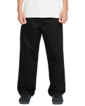 The Volcom Mens Frickin Skate Chino Trousers in Black