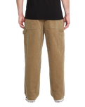 Kraftsman Cord Trousers in Dark Khaki