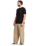 Baggos Pleat Trousers in Khaki