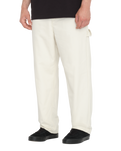 The Volcom Mens Kraftsman Trousers in Dirty White