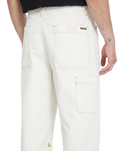 The Volcom Mens Kraftsman Trousers in Dirty White
