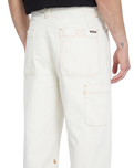 The Volcom Mens Kraftsman Trousers in Dirty White