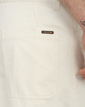 The Volcom Mens Kraftsman Trousers in Dirty White