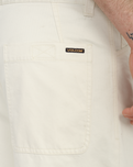 The Volcom Mens Kraftsman Trousers in Dirty White