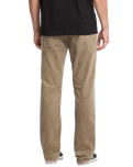 The Volcom Mens Solver 5 Pocket Cord Trousers in Brindle