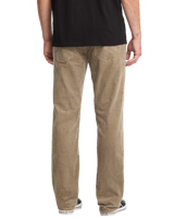 The Volcom Mens Solver 5 Pocket Cord Trousers in Brindle