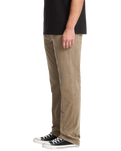 The Volcom Mens Solver 5 Pocket Cord Trousers in Brindle