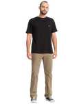 The Volcom Mens Solver 5 Pocket Cord Trousers in Brindle