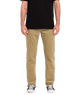 The Volcom Mens Solver 5 Pocket Cord Trousers in Khaki