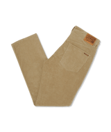 The Volcom Mens Solver 5 Pocket Cord Trousers in Khaki