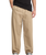 The Volcom Mens Baggos Pleat Trousers in Khaki