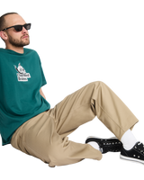 Freazy Loose Trousers in Khaki