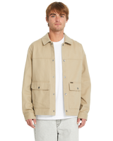 The Volcom Mens Barton Jacket in Khaki