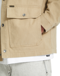The Volcom Mens Barton Jacket in Khaki
