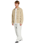 The Volcom Mens Barton Jacket in Khaki