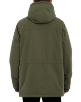 The Volcom Mens Starget 5K Technical Jacket in Military