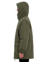 The Volcom Mens Starget 5K Technical Jacket in Military