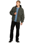 The Volcom Mens Hamilstorm Jacket in Rinsed Black